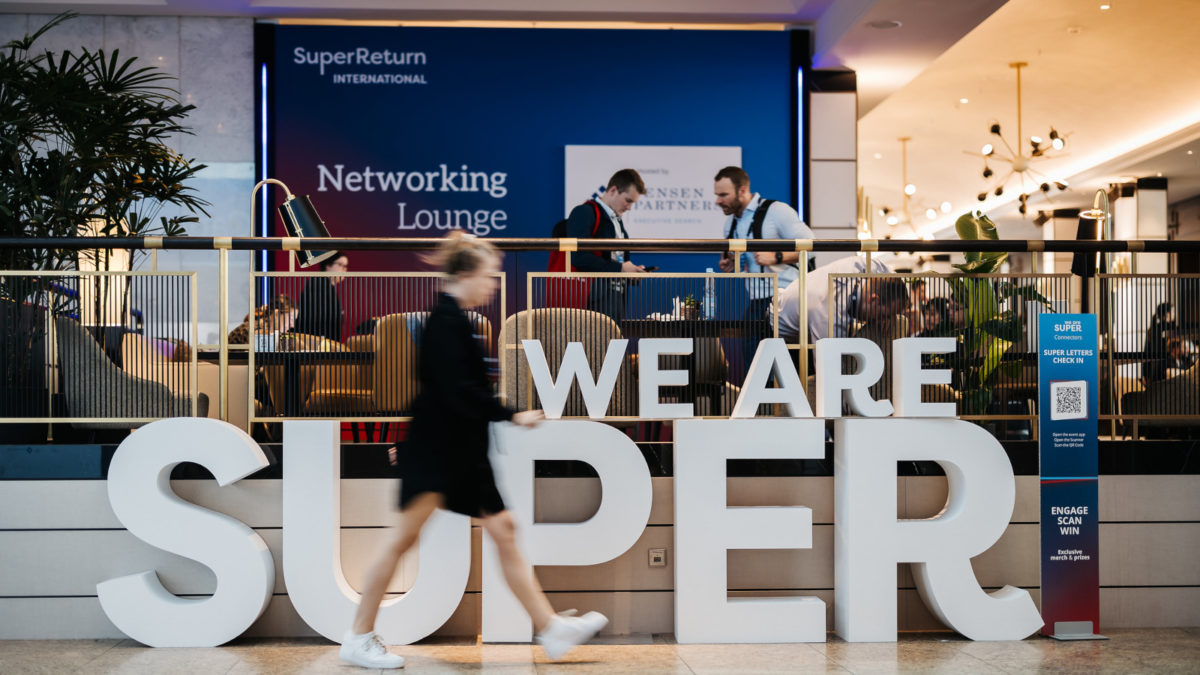 Schnappschuss von der Superreturn International 2025.